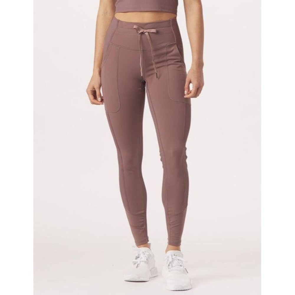 GLYDER LEGGINGS Street Legging: Lavender Bark Sz M EUC